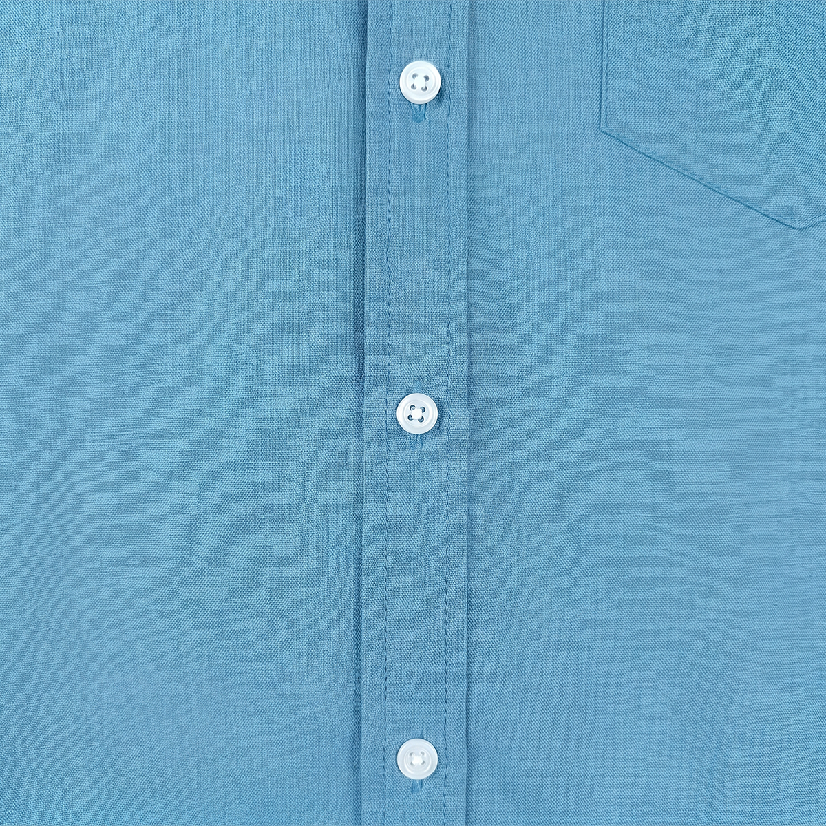 Camisa de manga larga con cuello button-down y bolsillo en pecho