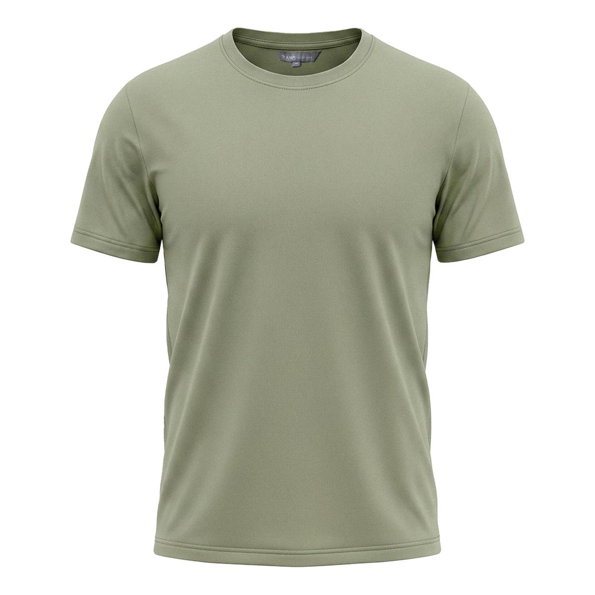 Men's Navy Blue Stretch Crew Neck Short Sleeve T-Shirt