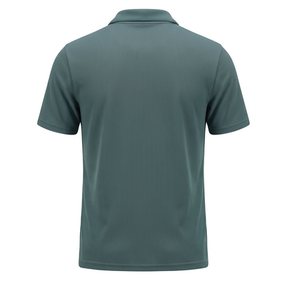 Rams Cottons Polo Shirt Verde Sin Botones