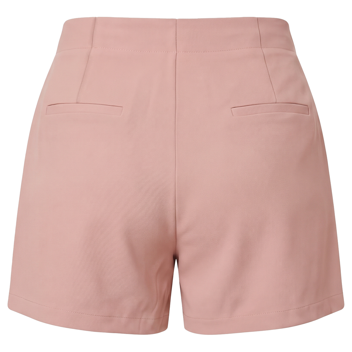 Shorts de vestir de tiro alto con pinzas para mujer