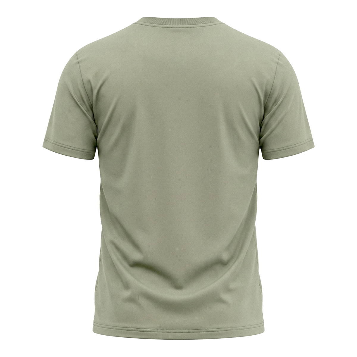 Men's Navy Blue Stretch Crew Neck Short Sleeve T-Shirt