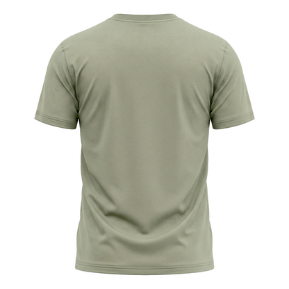 Men's Navy Blue Stretch Crew Neck Short Sleeve T-Shirt