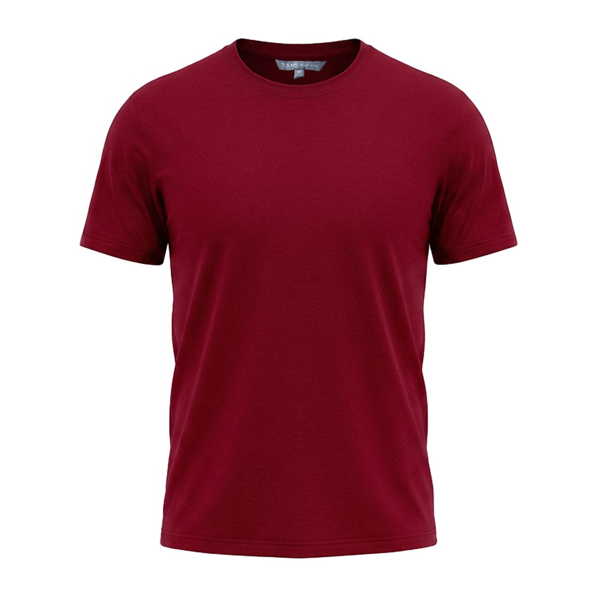 Men's Navy Blue Stretch Crew Neck Short Sleeve T-Shirt