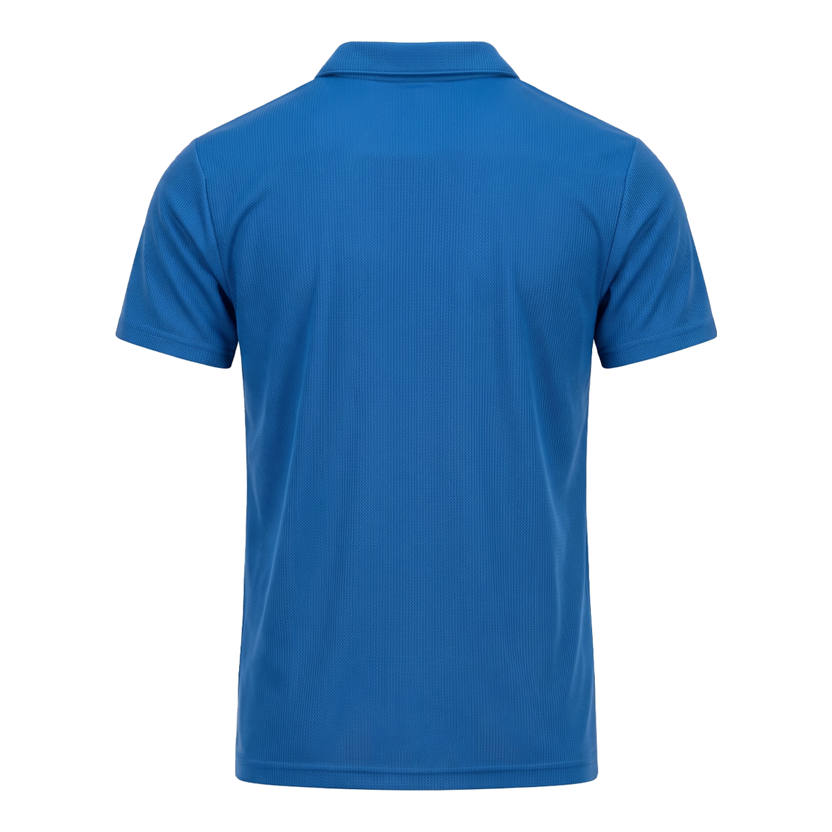 Polo de punto acanalado para hombre color azul plumbago