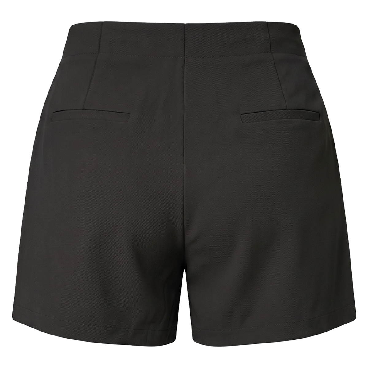 Short de vestir de tiro alto con pliegues para mujer