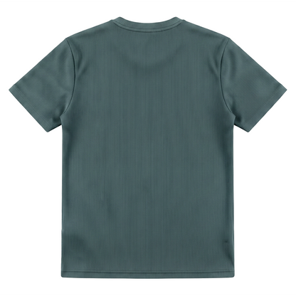 Camiseta manga corta con textura waffle para hombre