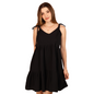 Vestido Negro con Tirantes de Moño