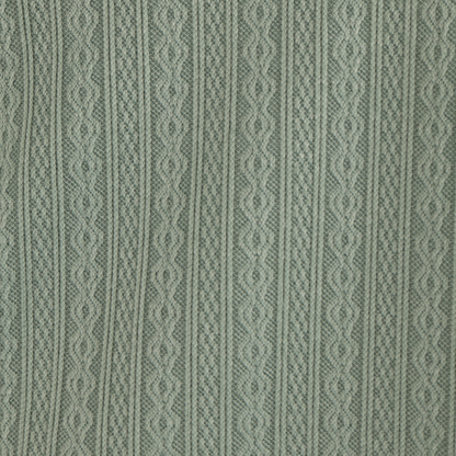 Blusa de Punto Texturizado Manga Corta Verde Olivo