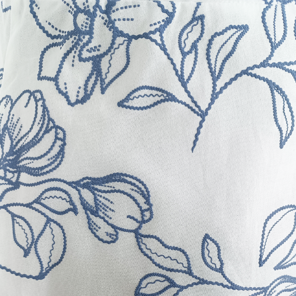 Vestido sin mangas con estampado floral azul