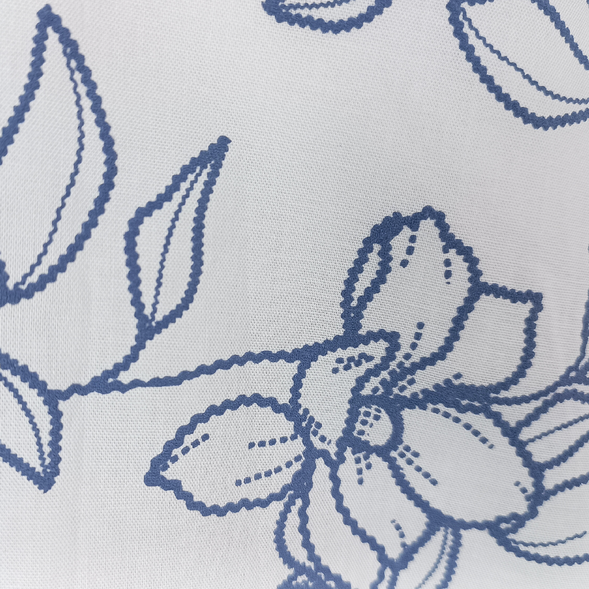 Vestido sin mangas con estampado floral azul