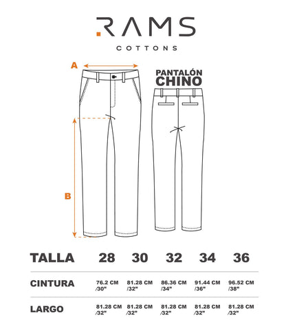 Men's Cotton Chino Pants in Khaki