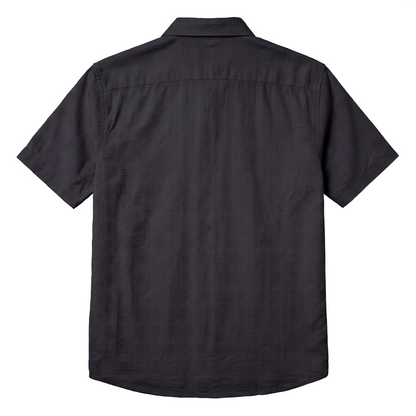 Camisa de manga corta con estampado tonal para hombre