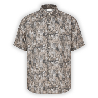 Camisa RAMS de manga corta con estampado abstracto