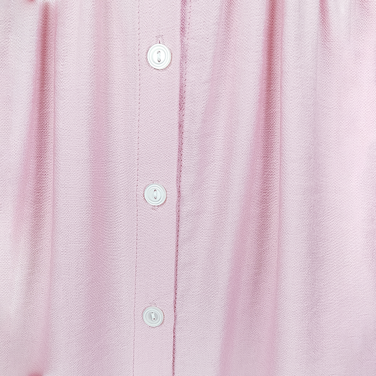 Vestido sin mangas con botones frontales rosa