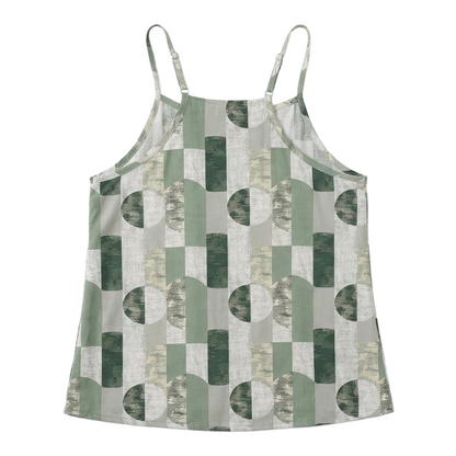 Blusa Casual Mujer Tirantes Ajustables Estampada Cómoda