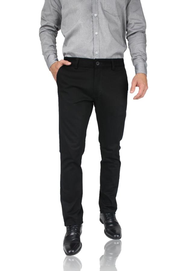 Slim Fit Jeans Negro Para Hombre Pantalón Vaquero Slim Fit Para